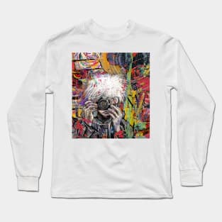 Warhols NYC Street Camera Long Sleeve T-Shirt